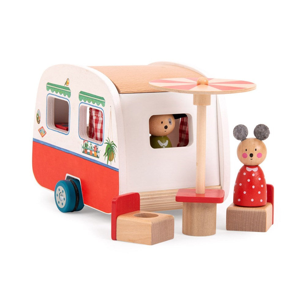 Moulin Roty Ahşap Oyuncak - Karavan