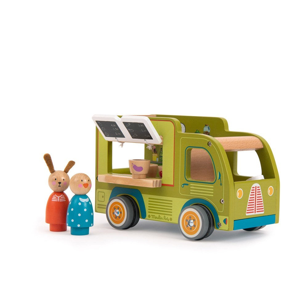 Moulin Roty Ahşap Oyuncak - Yemek Kamyonu