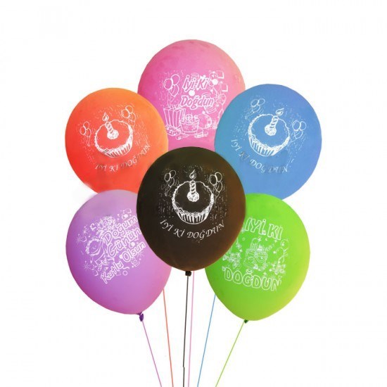 Mumay İyi ki Doğdun Baskılı Balon 5'li
