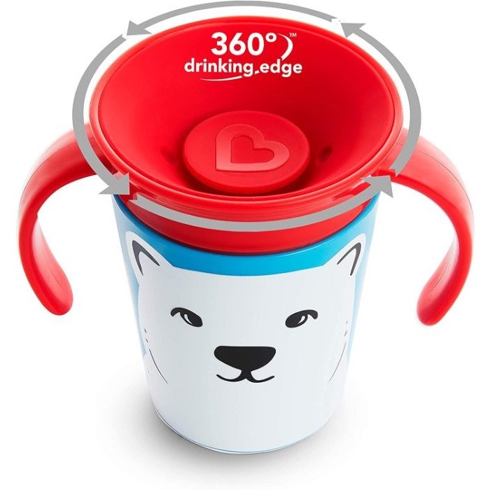 Munchkin Mucize 360 Alıştırma Bardağı Kutup Ayısı 6 ay+ 177 ml