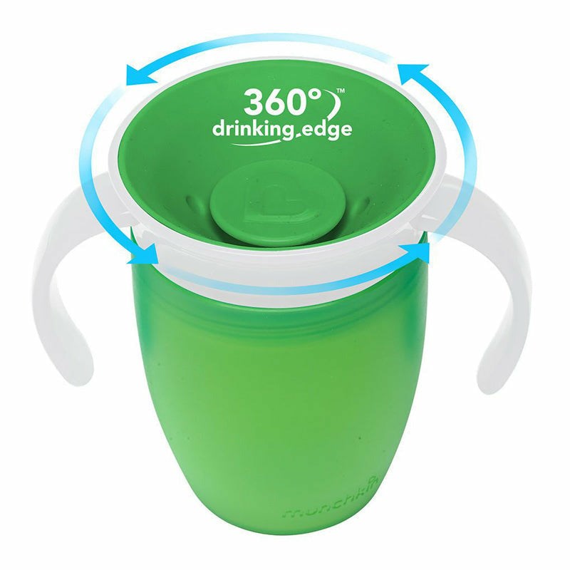 Munchkin Mucize 360° Alıştırma Bardağı 6 ay+ 207 ml Yeşil