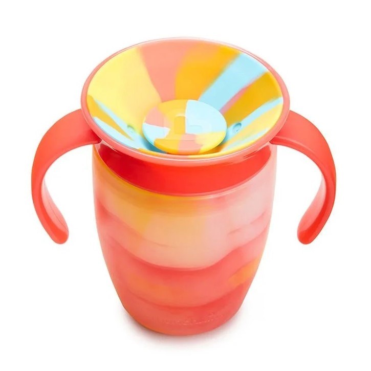 Munchkin Mucize 360° Tropical Alıştırma Bardağı 6 ay+ 207 ml Kırmızı