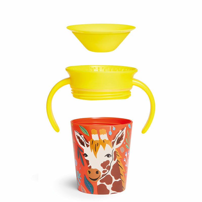 Munchkin Mucize 360° Wildlove Alıştırma Bardağı 6 ay+ 177 ml Zürafa