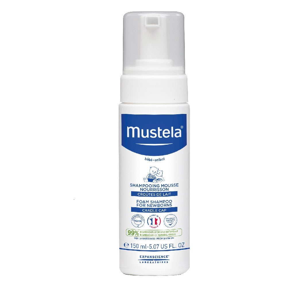 Mustela Foam Shampoo For Newborns Konak önleyici 150 ml STD