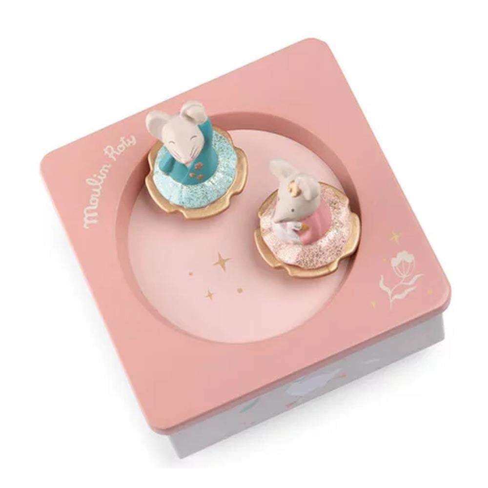 Moulin Roty Müzik Kutusu - İki Sevimli Fare