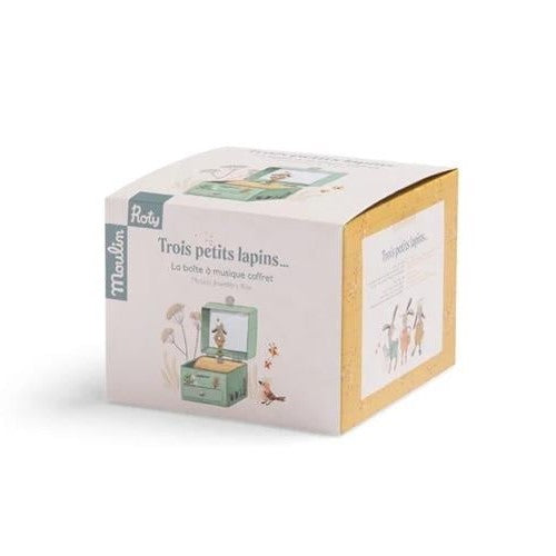 Moulin Roty Müzikli Takı Kutusu - Sevimli Tavşan