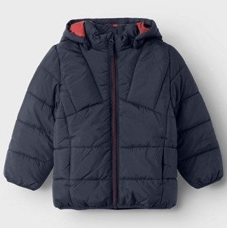 Name It Kışlık Erkek Çocuk Kapşonlu Mont Lacivert