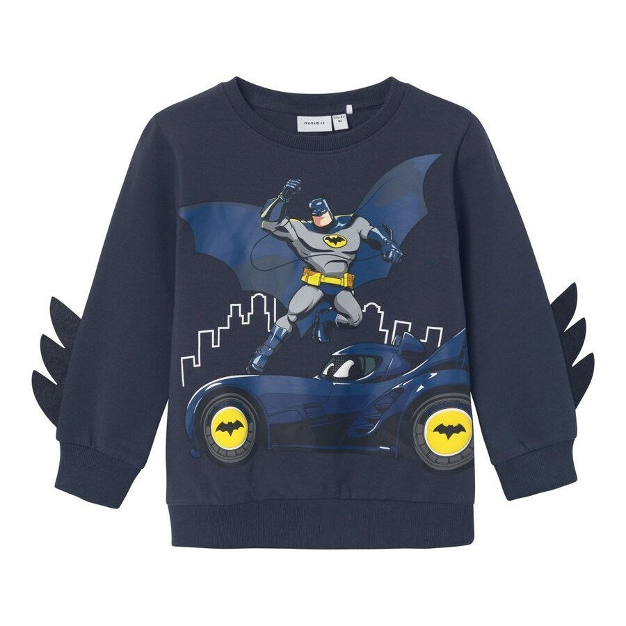 Name It Kışlık Erkek Çocuk Organik Pamuklu Sweat-shirt FÜME