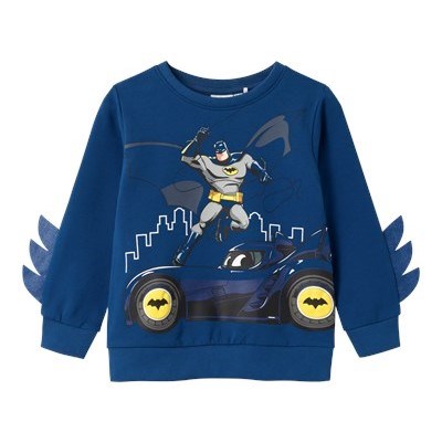 Name It Kışlık Erkek Çocuk Organik Pamuklu Sweat-shirt Lacivert