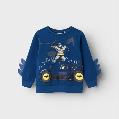 Name It Kışlık Erkek Çocuk Organik Pamuklu Sweat-shirt Lacivert