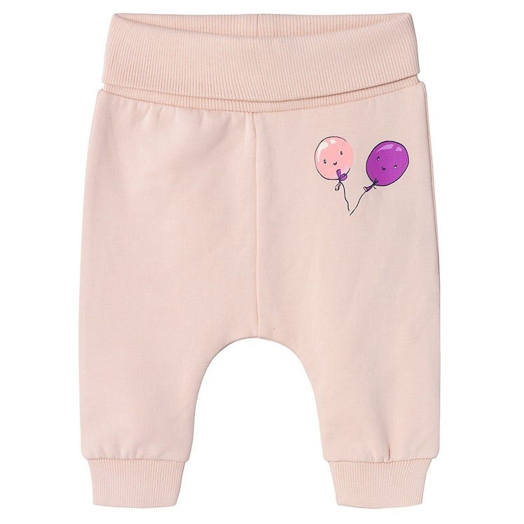 Name It Kışlık Kız Bebek Organik Pamuklu Eşofman Altı Pembe