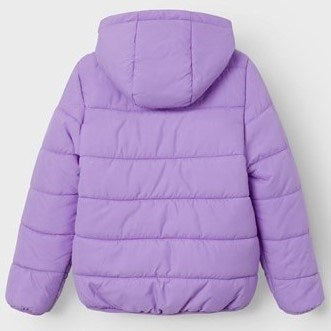 Name It Kışlık Kız Çocuk Kapşonlu Mont Lila
