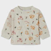 Name It Kışlık Kız Organik Pamuk Sweat-shirt Bej
