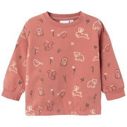 Name It Kışlık Kız Organik Pamuk Sweat-shirt Pembe