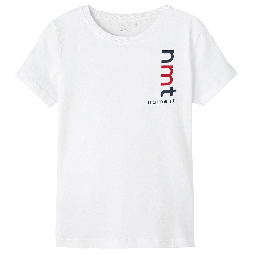 Name It Yazlık Erkek Kısa Kol T-shirt Beyaz