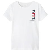 Name It Yazlık Erkek Kısa Kol T-shirt Beyaz