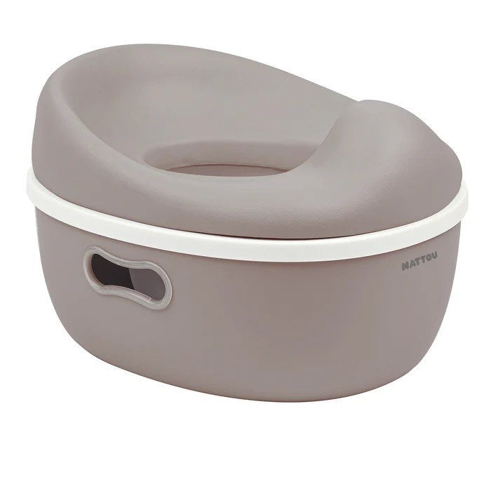 Nattou Potty Care 3 in 1 Lazımlık Oturak Ve Tuvalet Adaptörü Kahverengi