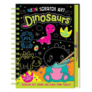 Neon Scratch Art - Dinosaurs