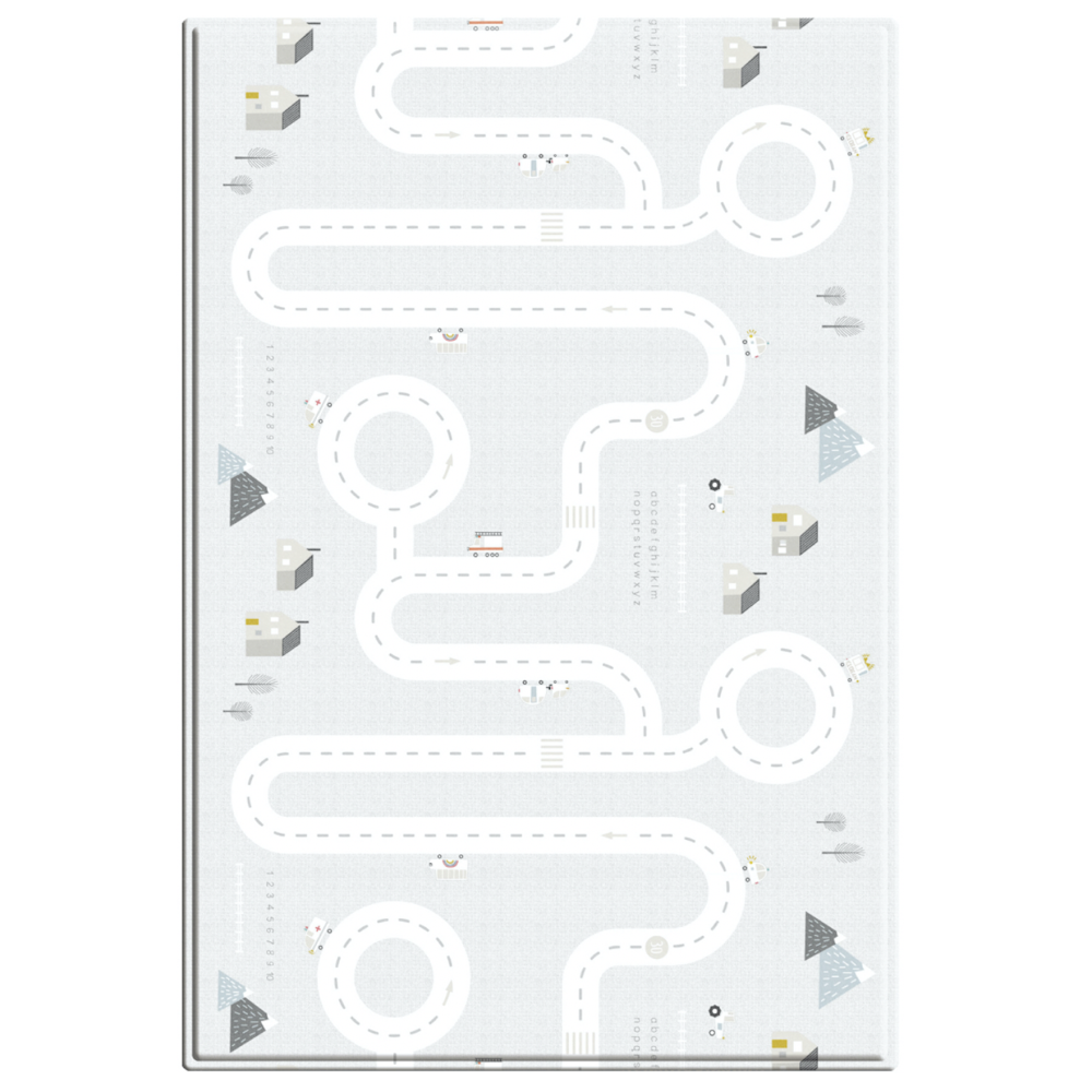 Dwinguler Nordic Road Oyun Matı 210x 140x 1.3 cm - Oyun Halısı - Görsel 3