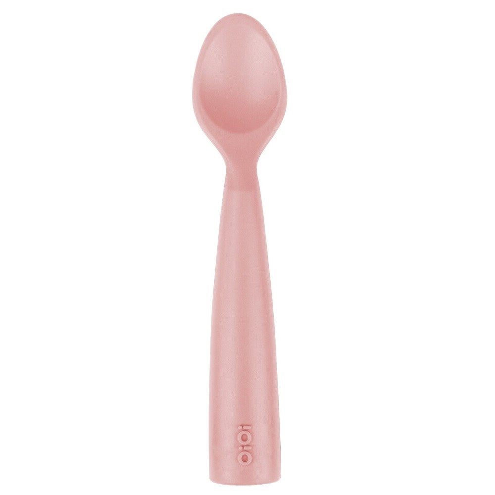 OiOi Nam Nam Kaşık Silikon Mama Kaşığı Pembe