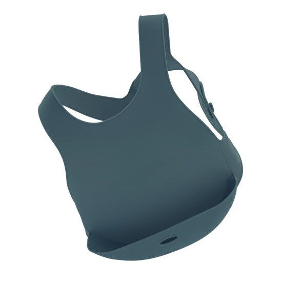 OiOi Silikon Bebek Önlüğü - Deep Blue