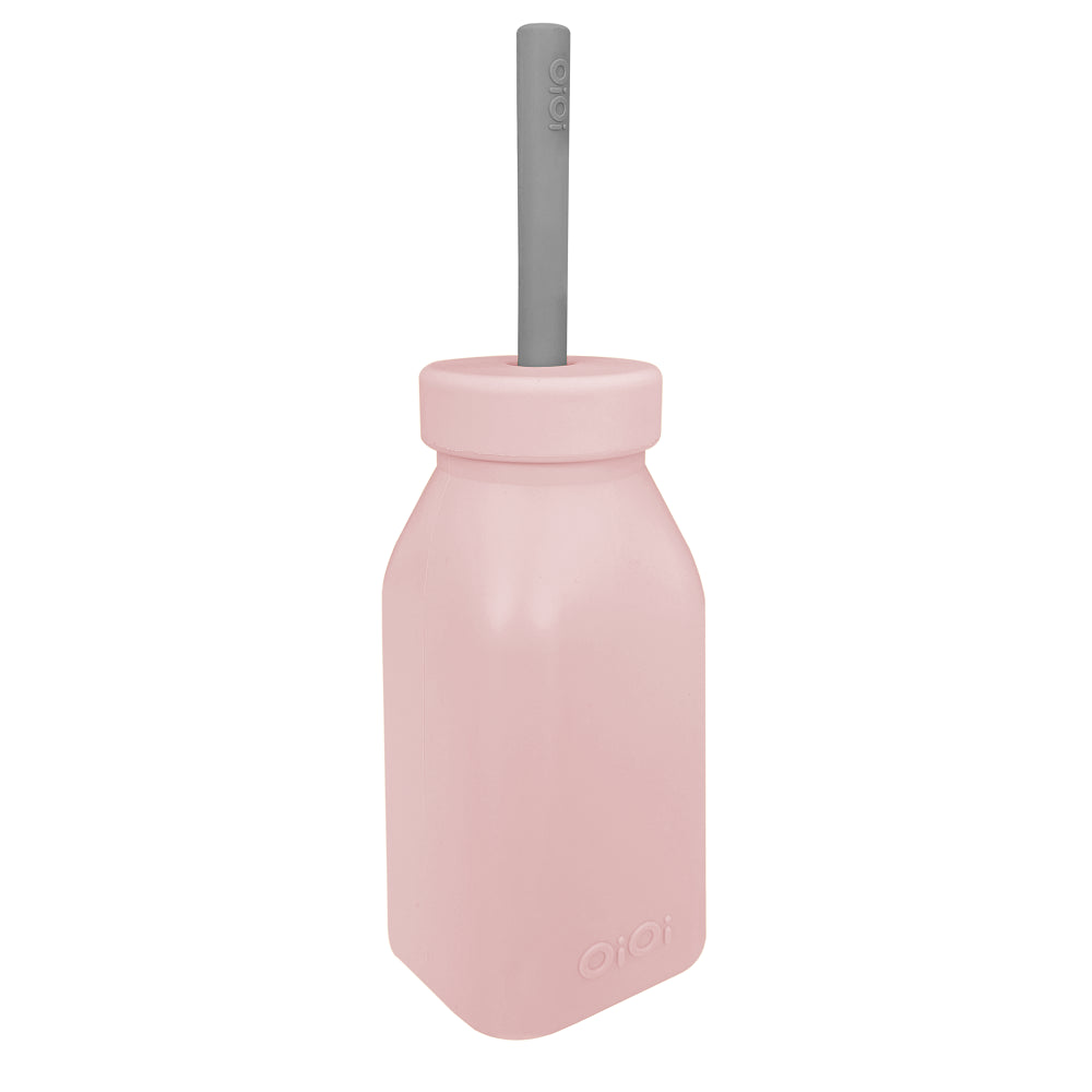 Oioi Şişe Pipet Pinky Pink / Powder Grey