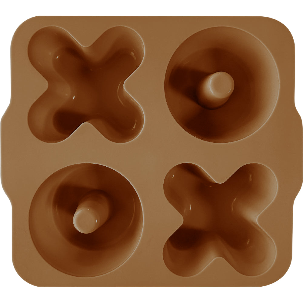 OiOi Xoxo 2'li  Pişirme ve Saklama Kabı Woody Brown / Powder Grey
