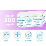 WaterWipes Sensitive+ Pratik Tazelik Islak Mendil (30 * 10 adet)