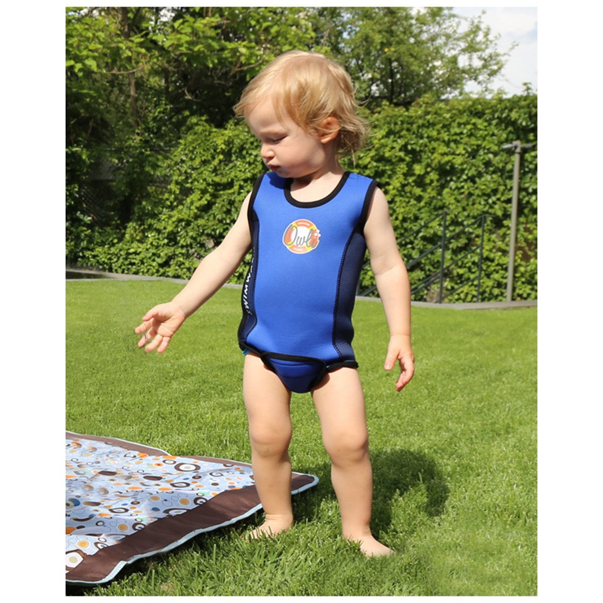 Owli Swimwarm Üşütmeyen Bebek Mayosu Lacivert STD