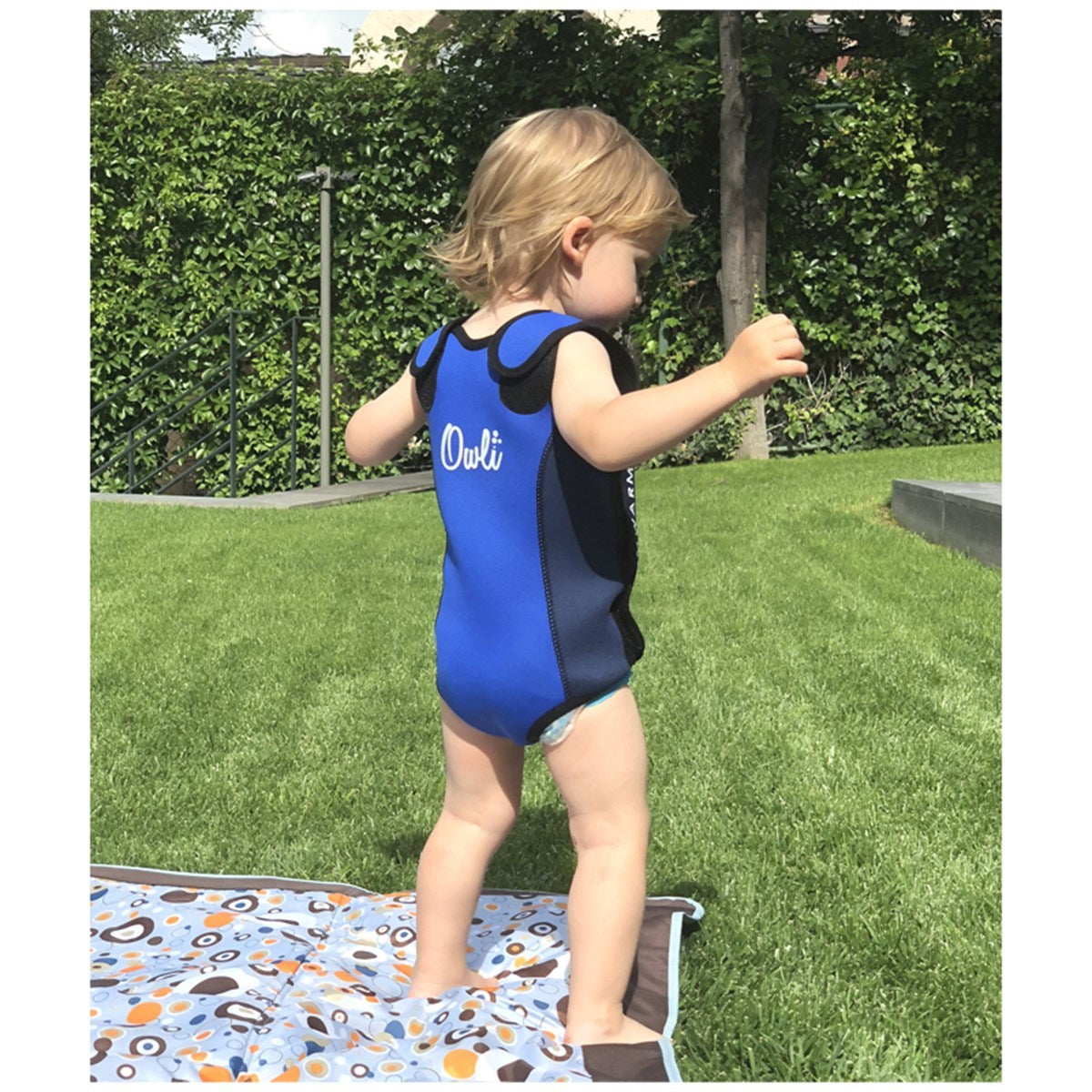 Owli Swimwarm Üşütmeyen Bebek Mayosu Lacivert STD