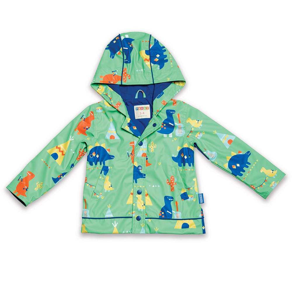 Penny Scallan Yağmurluk Dino Rock Mint Mint