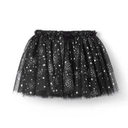 Petit Silver Galaxy Yıldızlı Tütü Etek Siyah
