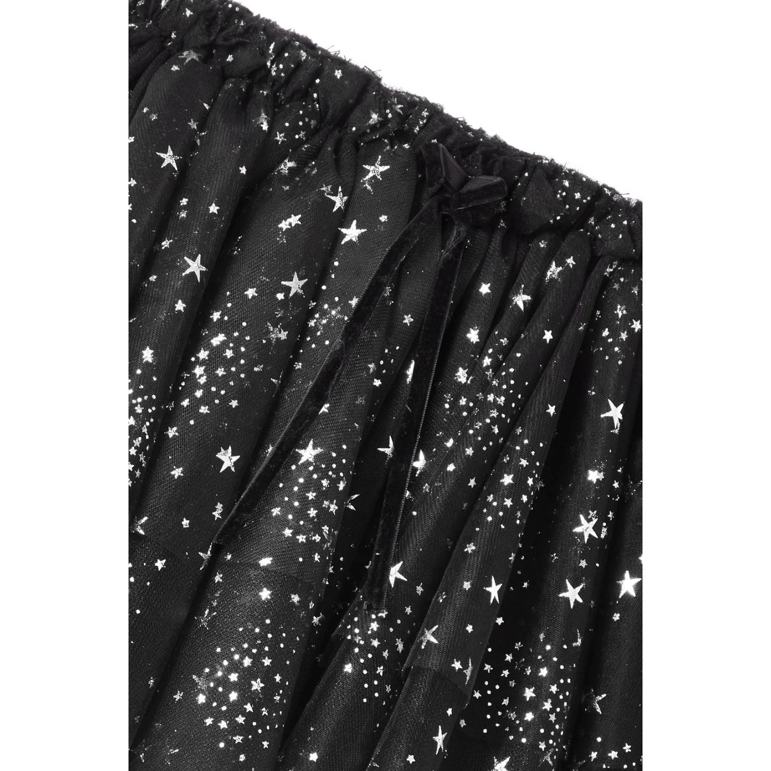 Petit Silver Galaxy Yıldızlı Tütü Etek Siyah