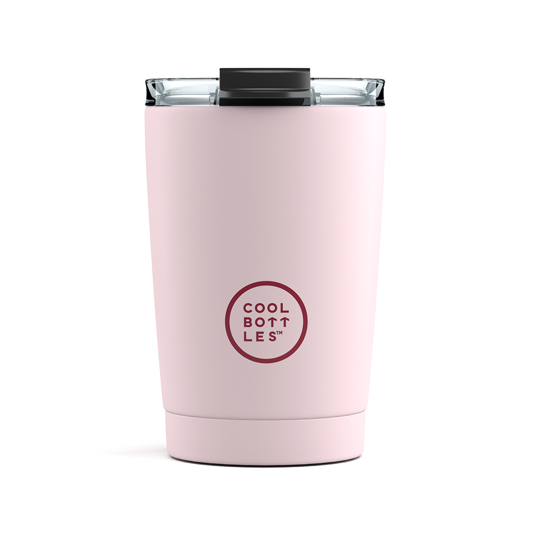 Cool Bottles Paslanmaz Çelik Bardak - The Tumbler Pastel Pink 330ml