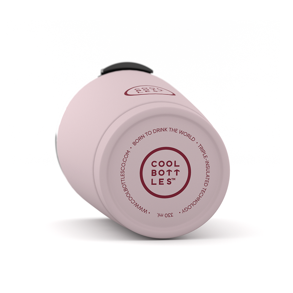 Cool Bottles Paslanmaz Çelik Bardak - The Tumbler Pastel Pink 330ml