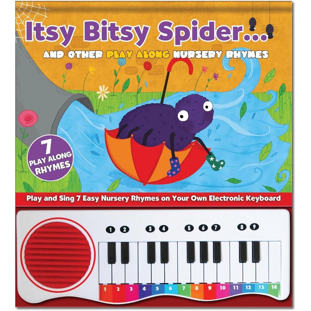Play Along Piano Book: Itsy Bitsy Spider