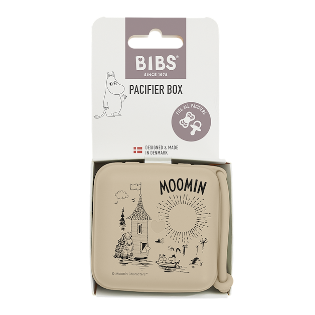 Bibs x Moomin Pacifier Box Emzik Kutusu - Vanilla