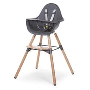 Childhome Evolu 2 Mama Sandalyesi Antrasit Natural Tepsi