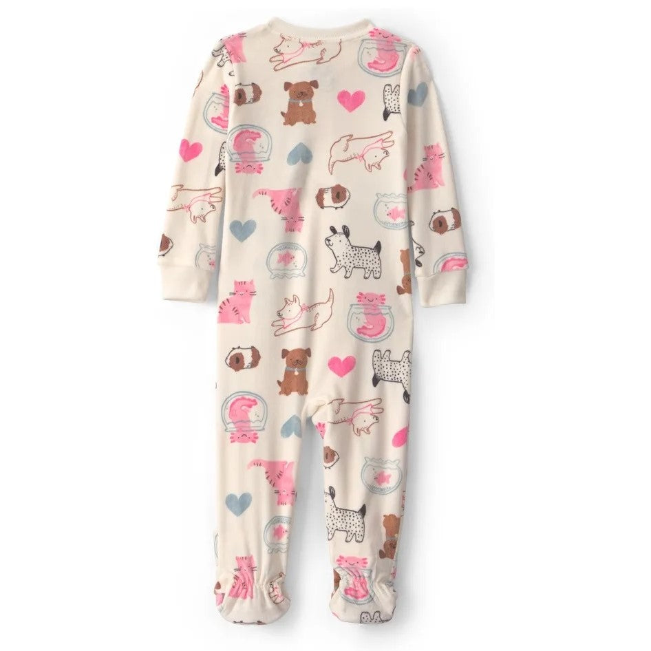 Carter's Kız Bebek Polar Tulum Ekru