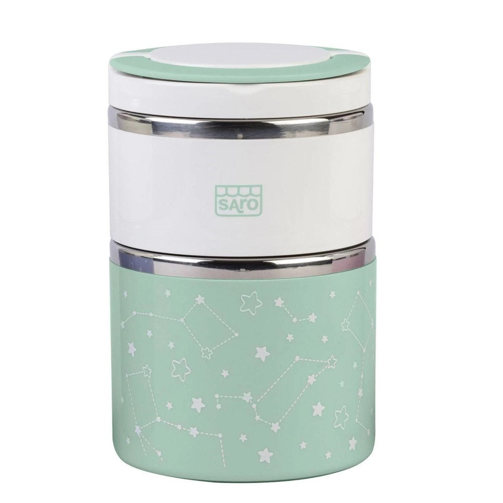 Saro Isı Yalıtımlı Termos Yemek Kabı 820 ml- Yeşil