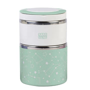 Saro Isı Yalıtımlı Termos Yemek Kabı 820 ml- Yeşil