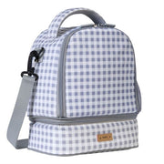 Saro Termal Yalıtımlı Beslenme Çantası Gri Kareli STD