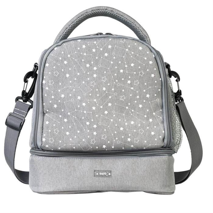 Saro Termal Yalıtımlı Beslenme Çantası Gri
