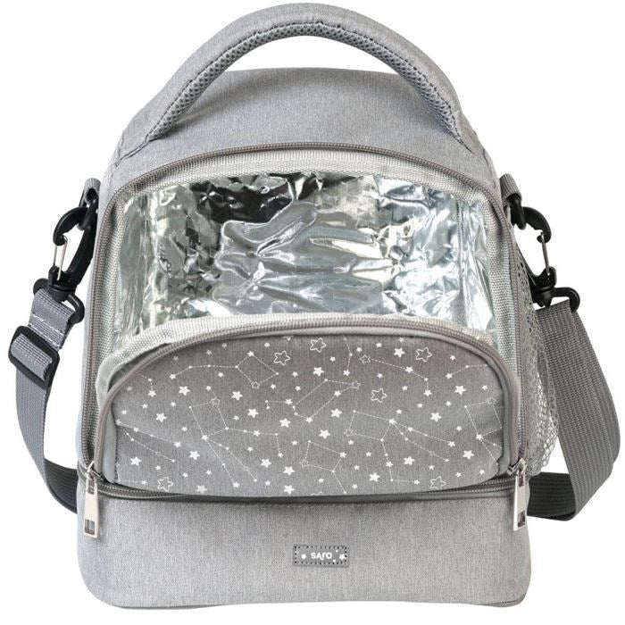 Saro Termal Yalıtımlı Beslenme Çantası Gri