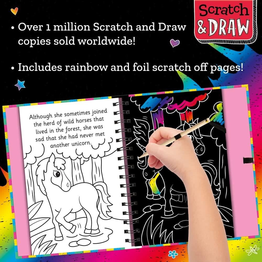 Scratch and Draw - Horses and Unicorns