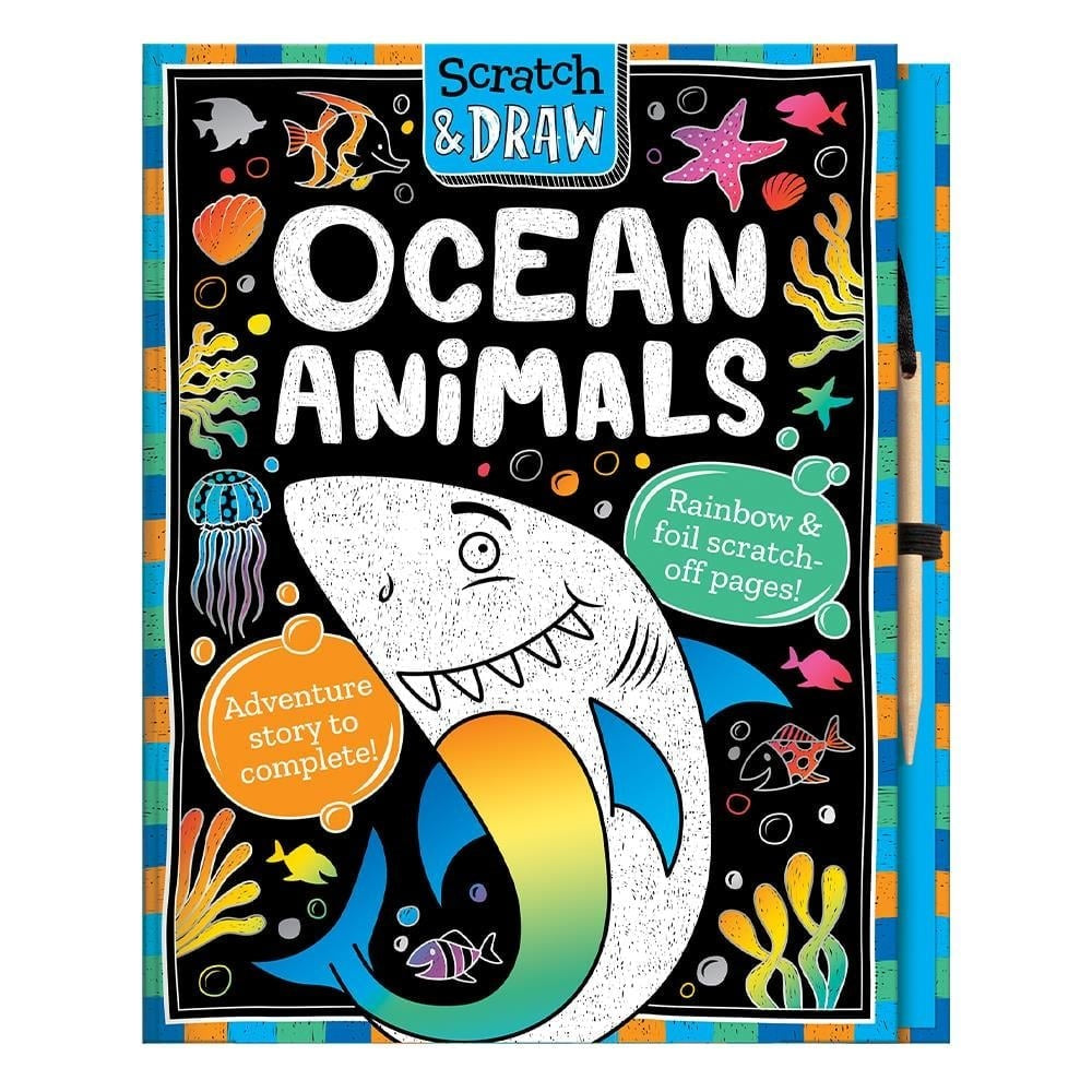 Scratch And Draw - Ocean Animals