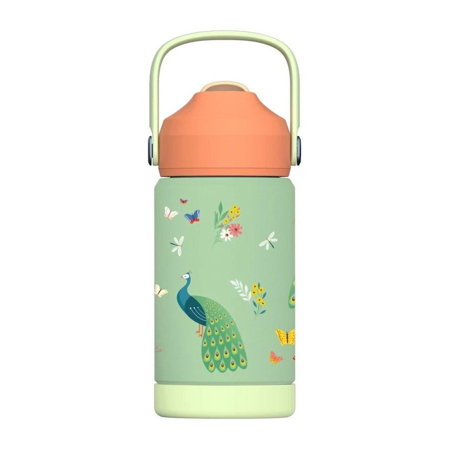Sipnjoy FlipSip Çocuk Su Termosu 360 ml - Peacock Queen