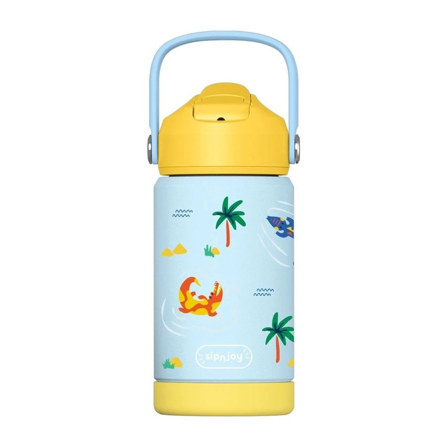 Sipnjoy FlipSip Çocuk Su Termosu 360 ml - Snappy Croc