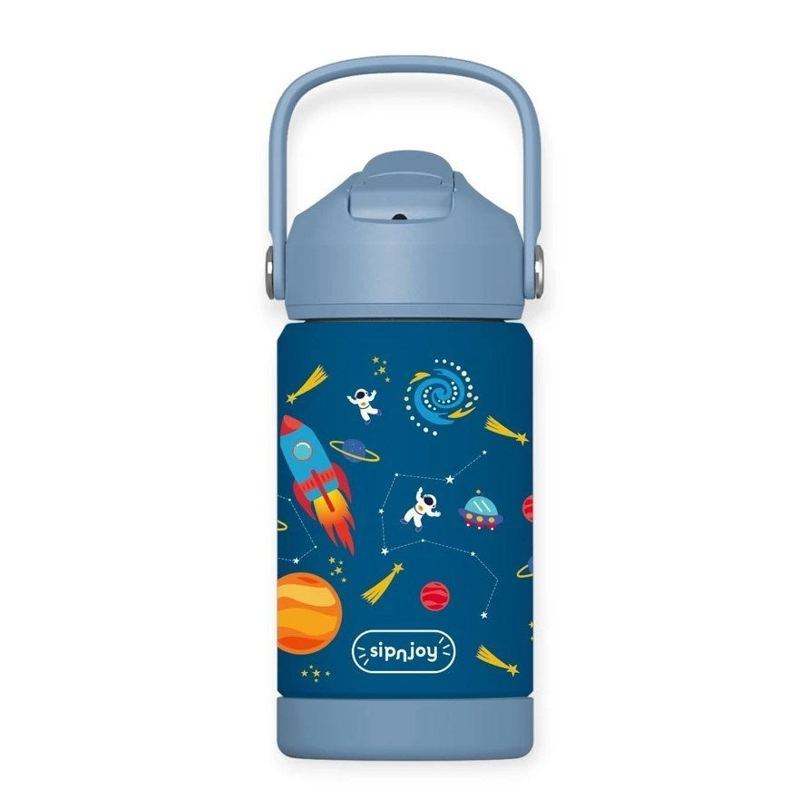 Sipnjoy FlipSip Çocuk Su Termosu 360 ml - Star Explorer