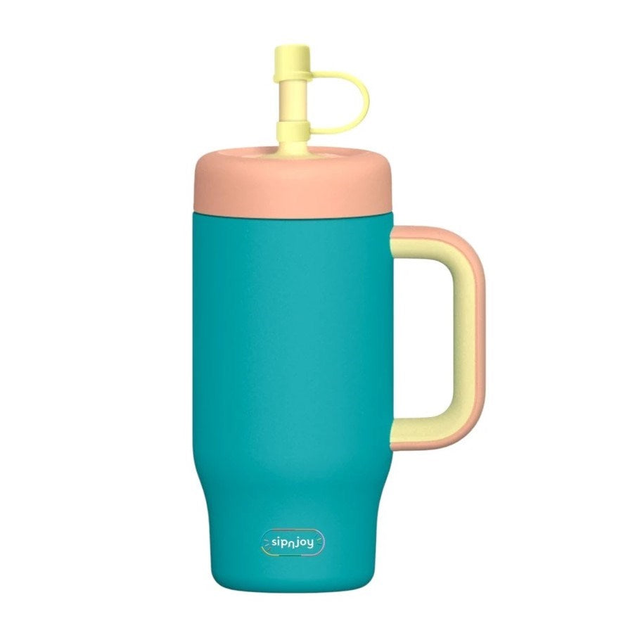 Sipnjoy HandleHug Tumbler 550 ml - Aqua
